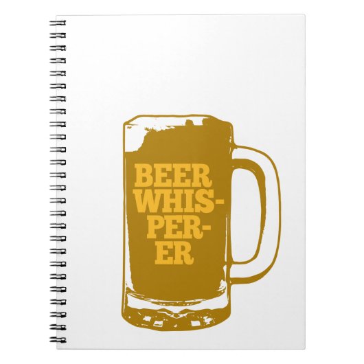 Bierfluisteraar Mok Notitieboek (Voorkant)