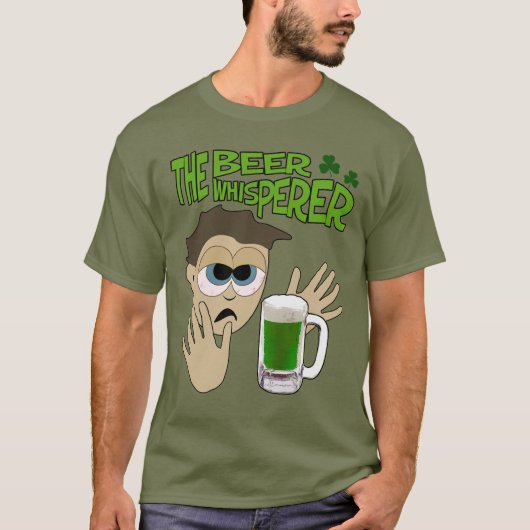 Bierfluisteraar St. Patrick's Day Edition T-shirt (Voorkant)