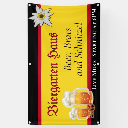 Biergarten 2 Business Promotion Banner (Verticaal)