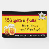 Biergarten 2 Business Promotion Banner (Horizontaal)