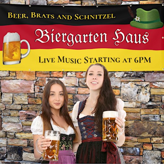 Biergarten 3 Business Promotion Banner