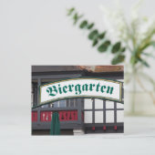 Biergarten bord, Duitsland Briefkaart (Staand voorkant)