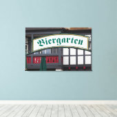 Biergarten bord, Duitsland Canvas Afdruk (Insitu (Houten vloer))
