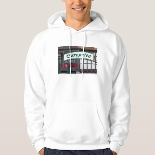 Biergarten bord, Duitsland Hoodie (Voorkant)