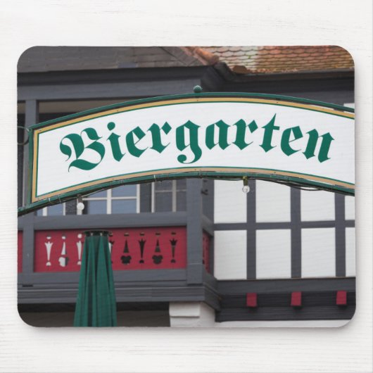 Biergarten bord, Duitsland Muismat (Voorkant)