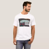 Biergarten bord, Duitsland T-shirt (Voorkant volledig)