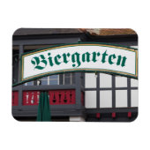 Biergarten-teken, Duitsland Magneet (Horizontaal)