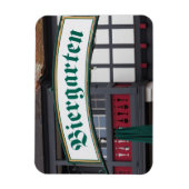 Biergarten-teken, Duitsland Magneet (Verticaal)