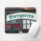 Biergarten-teken, Duitsland Muismat (Met muis)
