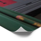 Biergarten-teken, Duitsland Poster (Hoek)