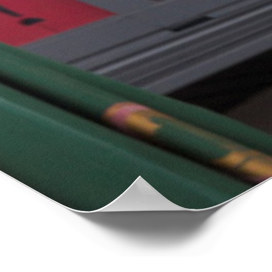 Biergarten-teken, Duitsland Poster (Hoek)