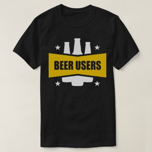 Biergebruikers T-shirt (Design voorkant)