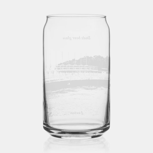 Bierglas Blikvorm Glas (Achterkant)