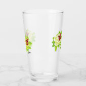 Bierglas: Geluk van de vlinder Glas (Links)