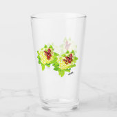 Bierglas: Geluk van de vlinder Glas (Voorkant)