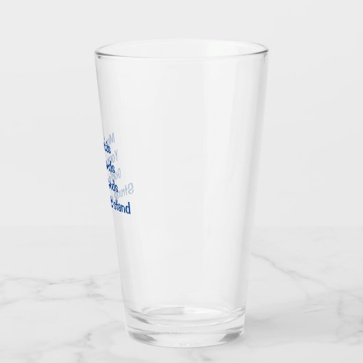 Bierglas Glas (Links)