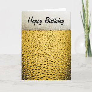Bierglas Happy Birthday Kaart