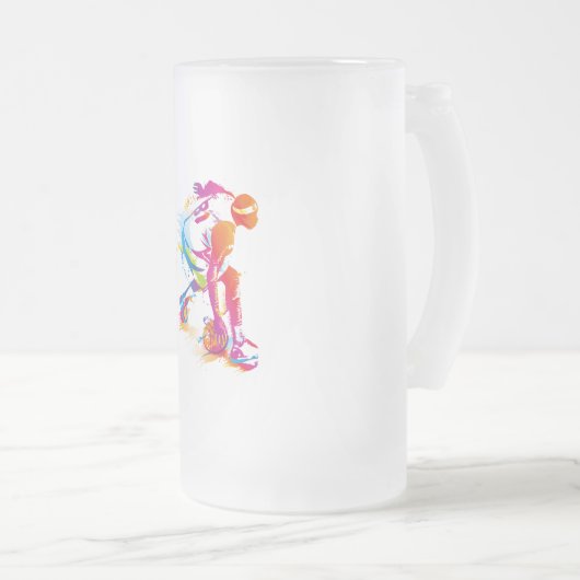 bierglas matglas bierpul (Voorkant rechts)