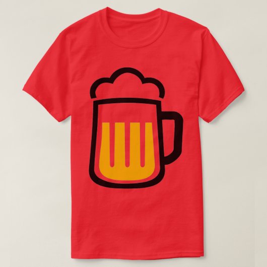 Bierglas T-shirt (Design voorkant)