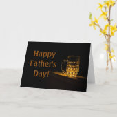 Bierglas Vaderdag Kaart (Gele Bloem)