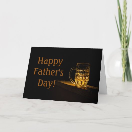 Bierglas Vaderdag Kaart (Voorkant)