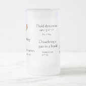 Bierglas voor natuurkunde matglas bierpul (Center)