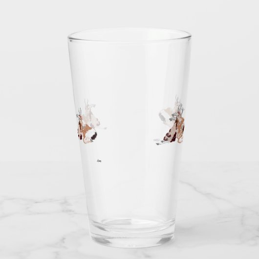 Bierglas: Wilde kant Glas (Rechts)