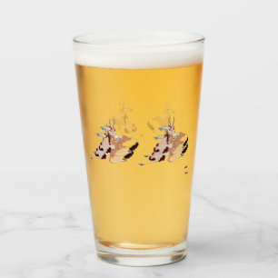 Bierglas: Wilde kant Glas