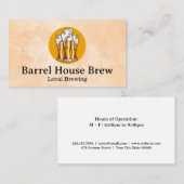 Bierglazen | Brouwerij Visitekaartje (Voorkant / Achterkant)