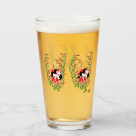 Bierglazen: kijk naar binnen glas