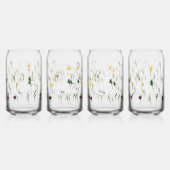 Bierglazen, Mokken & Steins bloemenmotief ontwerp Blikvorm Glas (Rechts)