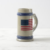 Bierglazen USA-vlaggen, mugs en chopes Bierpul (Voorkant rechts)