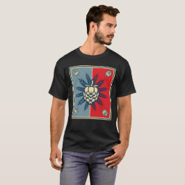 Bierhop en mout - voeg gewoon water en gist toe t-shirt