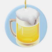 Bierkeg en bier stein keramisch ornament (Achterkant)