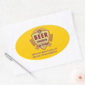 BIERKERK OVALE STICKER (Envelop)