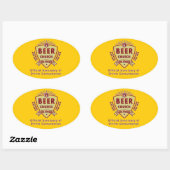 BIERKERK OVALE STICKER (Vel)