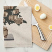 Bierketel kerstboom theedoek (Quarter Fold)