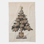 Bierketel kerstboom theedoek (Verticaal)