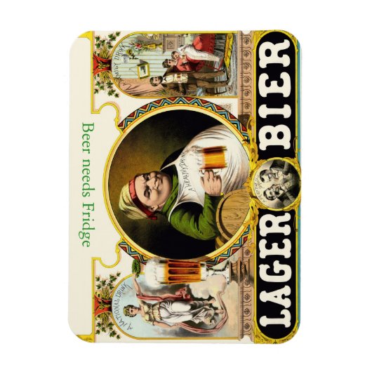 Bierkoelkast magneet (Verticaal)