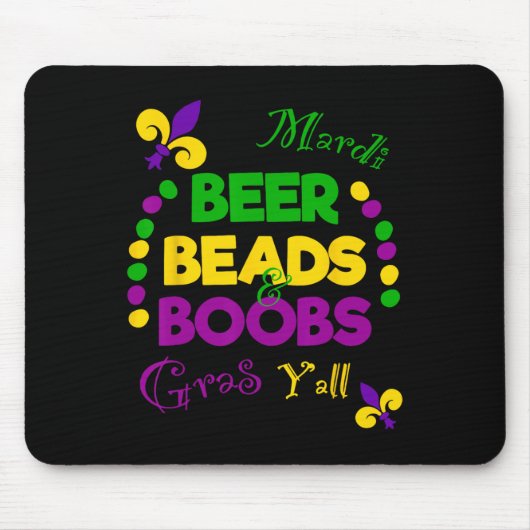 Bierkraal Borst Grappig Carnaval Party Mannen Gift Muismat (Voorkant)