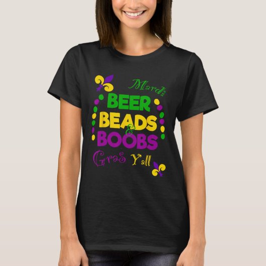 Bierkraal Borst Grappig Carnaval Party Mannen Gift T-shirt (Voorkant)
