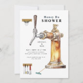 Bierkrap honing doet paren weduwschap kaart (Voorkant)