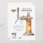 Bierkrap honing doet paren weduwschap kaart (Voorkant / Achterkant)