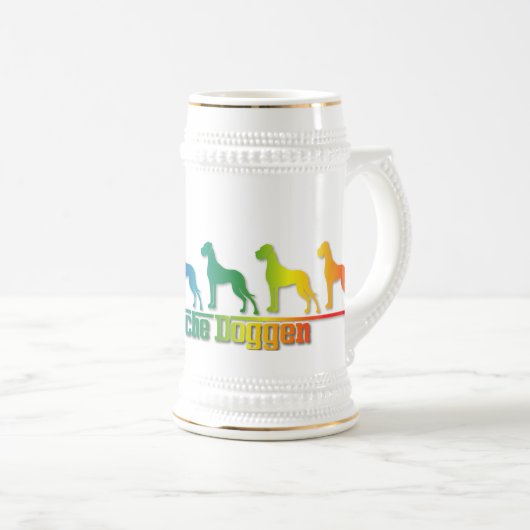 Bierkrug Doggen Bierpul (Voorkant rechts)