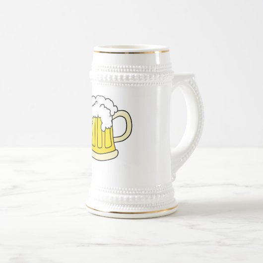 Bierkrug mit Bier Bierpul (Voorkant rechts)