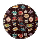 bierlabel collage dartbord (Voorkant)