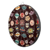 bierlabel collage dartbord (Voorkant Rechts)