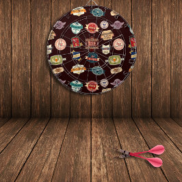  bierlabel collage dartbord