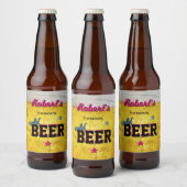 Bierlabel met jouw naam erop bier etiket (Flessen)