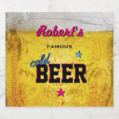 Bierlabel met jouw naam erop bier etiket (Enkel label)